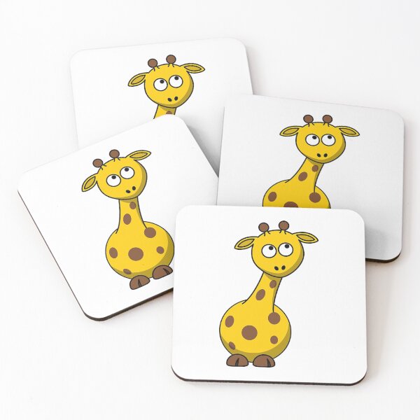 Item preview, baby giraffe cute cartoon funny happy funny designed and sold by awearlydesigns.
