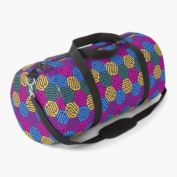 Item preview, Hexagon colorful maze pattern designed and sold by bunbun369.