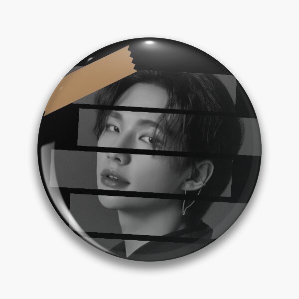 Item preview, Hwang Hyunjin Stray Kids Hyunjin Korean Kpop Monochrome Stripe Design designed and sold by Piosenka Art.