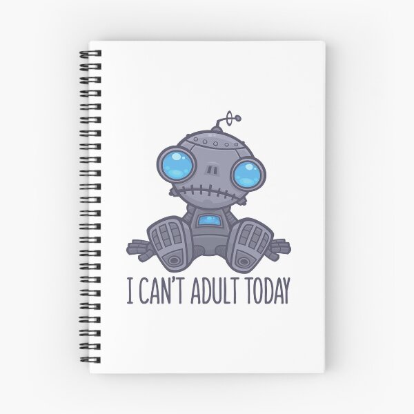 Item preview, baby robot i cant adult today designed and sold by awearlydesigns.