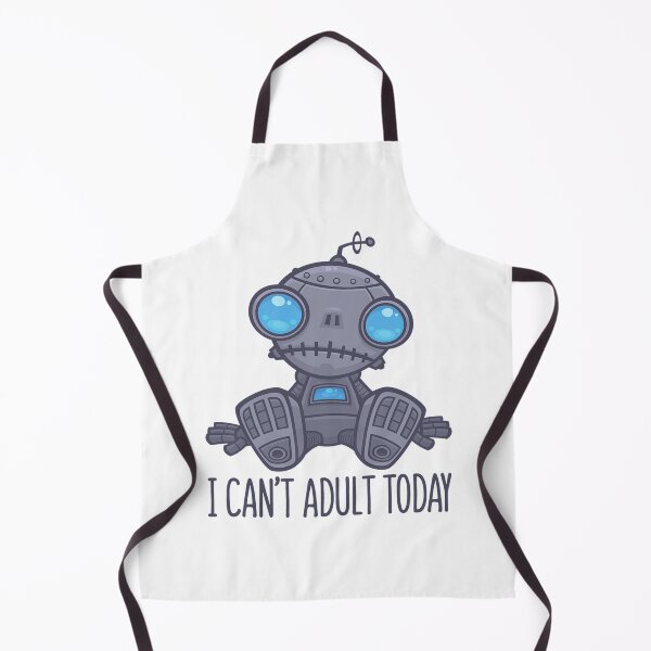 Item preview, baby robot i cant adult today designed and sold by awearlydesigns.