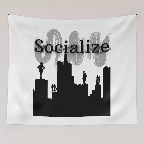 Item preview, Let's Socialize  designed and sold by Axeel.art.