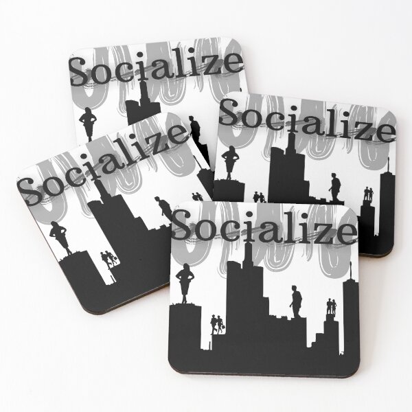 Item preview, Let's Socialize  designed and sold by Axeel.art.