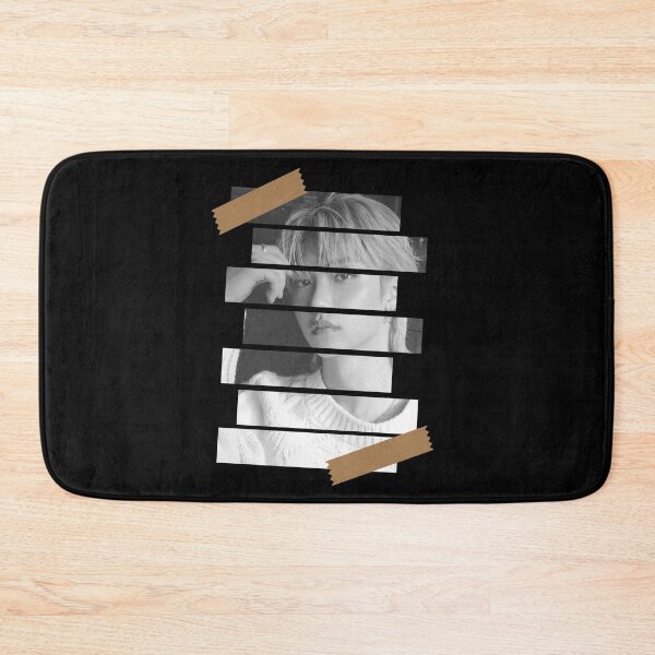 Item preview, Lee Felix Stray Kids Felix Korean Kpop Monochrome Stripe Design designed and sold by Piosenka Art.