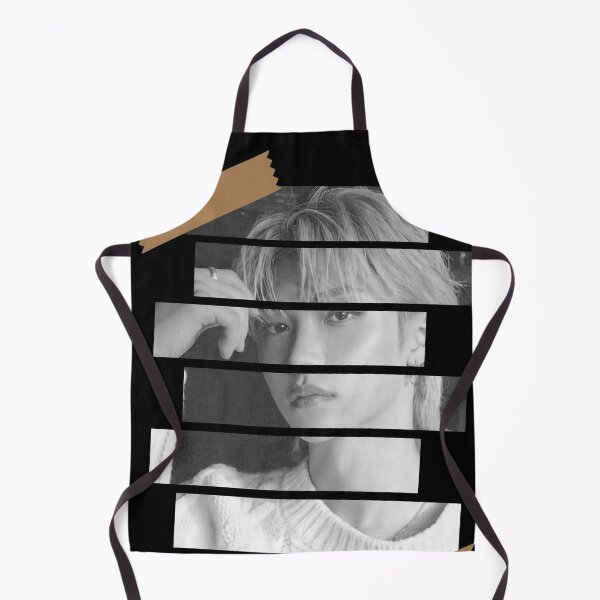 Item preview, Lee Felix Stray Kids Felix Korean Kpop Monochrome Stripe Design designed and sold by Piosenka Art.