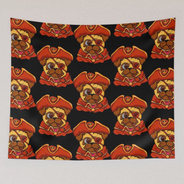 Item preview, Pirate Pug  designed and sold by AnadalayWal.