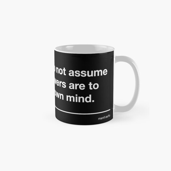 Manifesto / 03 Classic Mug
