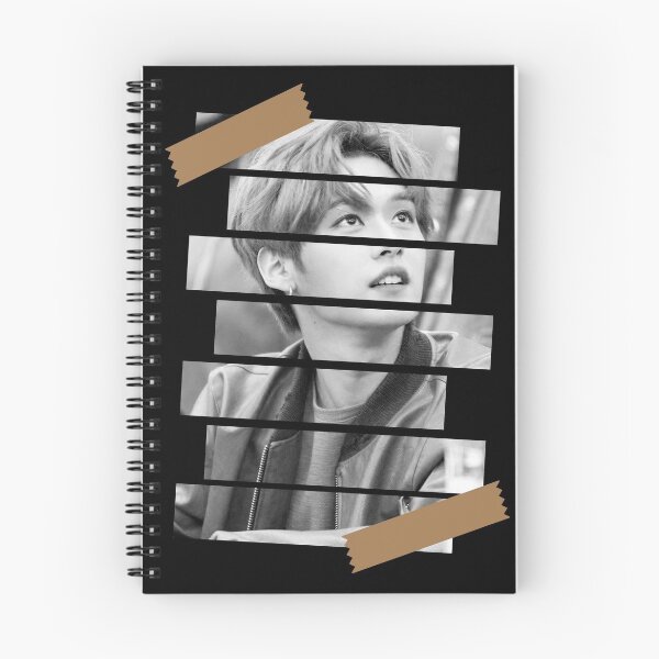 Item preview, Lee Minho Stray Kids Lee Know Korean Kpop Monochrome Stripe Design designed and sold by Piosenka Art.