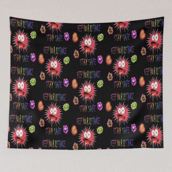 Item preview, KEEP YOUR DISTANCE STAY SAFE, Global Pandemic Social Distancing designed and sold by Adri Barnard.