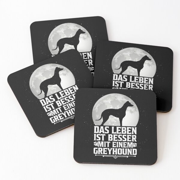 Item preview, Life with Greyhound short-haired greyhound saying designed and sold by madgrfx.