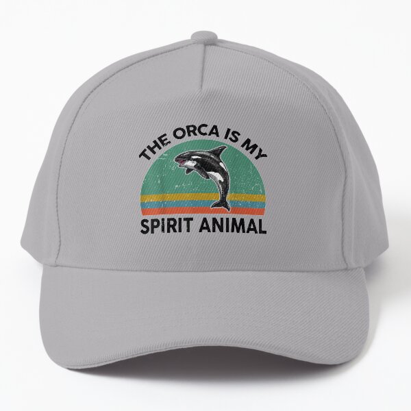 Funny The Orca Is My Spirit Animal for Whale Killer Lover Baseball Cap