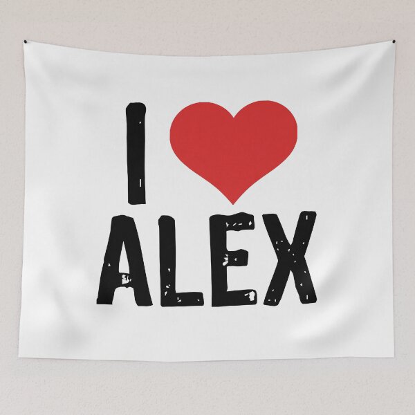 Item preview, I Love Alex designed and sold by The "I Love Everything" Shop.