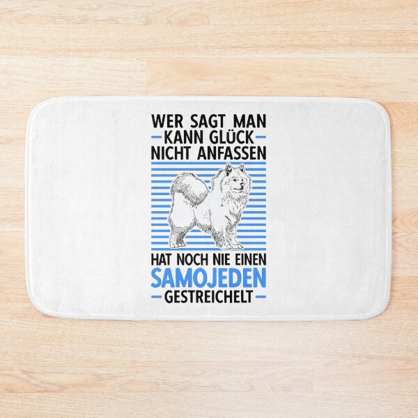 Item preview, Samoyed petting the Samoyed Spitz sled dog designed and sold by madgrfx.
