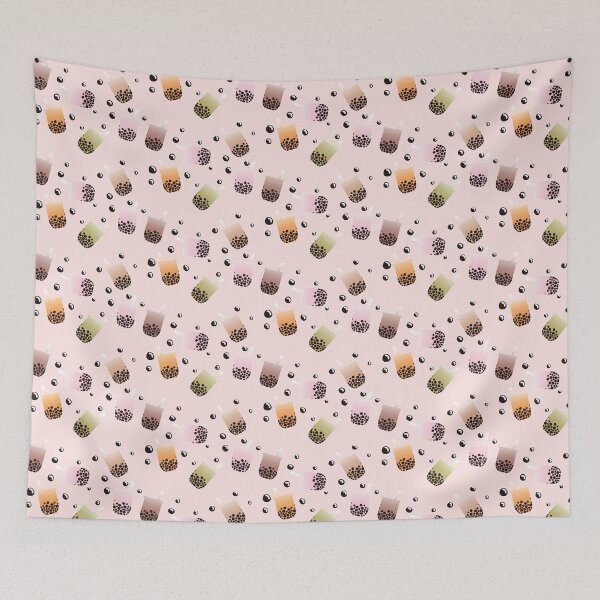 Item preview, Cute Bubble Tea pattern designed and sold by G-Emanuel.
