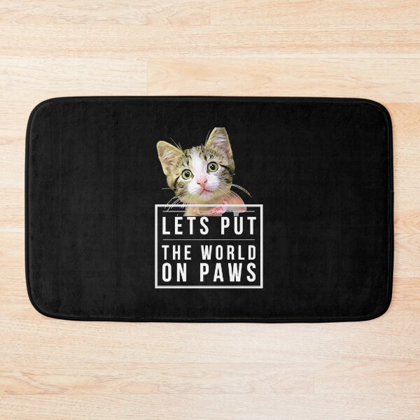 Item preview, Lets put the world on paws  designed and sold by Dekeyser36.