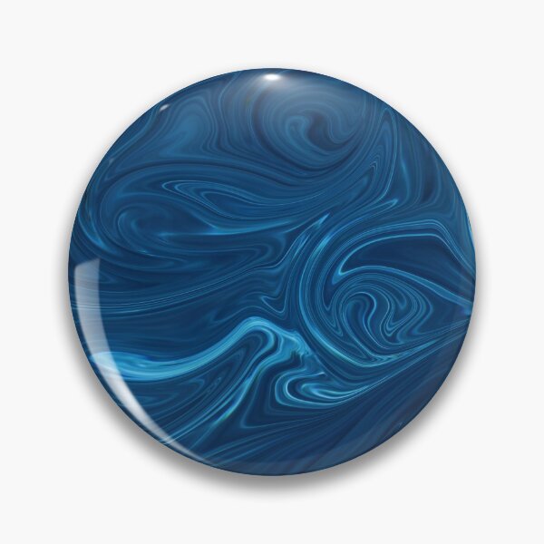 Item preview, "Hera" Deep Blue Original Liquid Art  designed and sold by ZekeArtPrints.