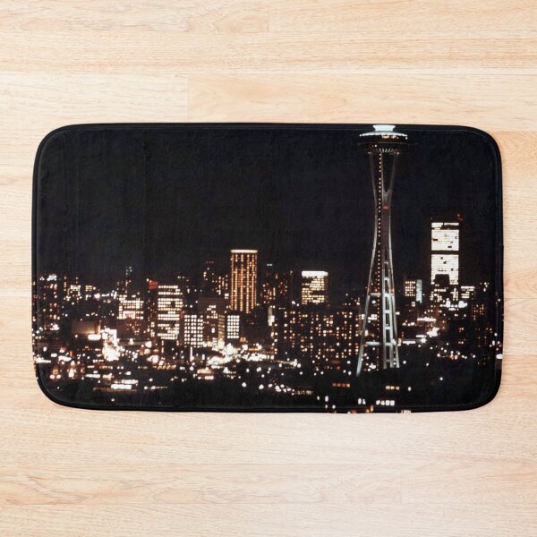 Item preview, Seattle Skyline Space Needle at Night designed and sold by redoARTstore.