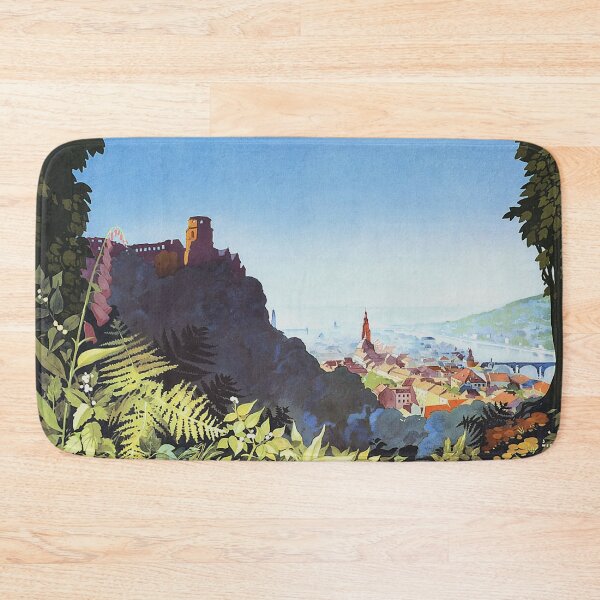 Item preview, Heidelberg Travel Poster designed and sold by redoARTstore.
