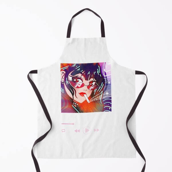 Item preview, Smoking Anime Female (wearing glasses) designed and sold by eAniello1994.