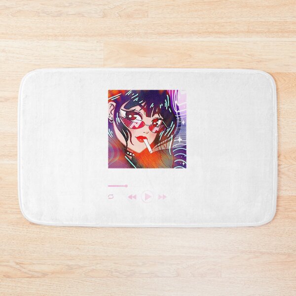 Item preview, Smoking Anime Female (wearing glasses)  designed and sold by eAniello1994.