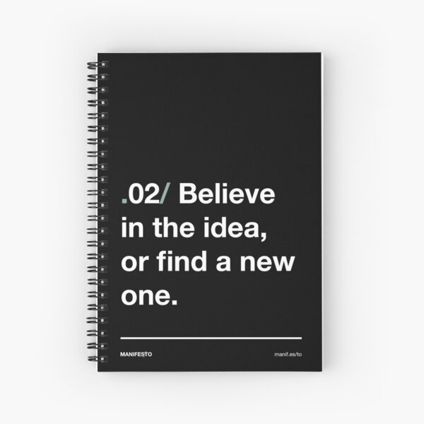 Manifesto / 02 Spiral Notebook