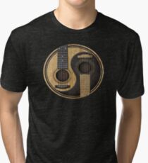 Acoustic Guitars Yin Yang Tri-blend T-Shirt