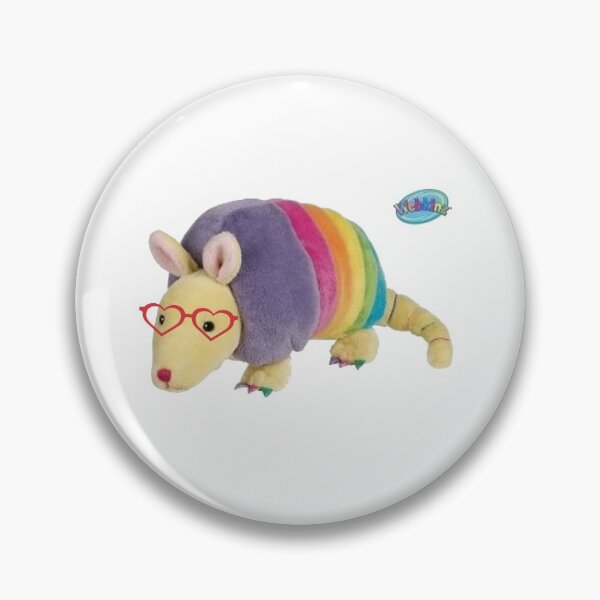 Item preview, Webkinz rainbow armadillo with heart glasses  designed and sold by Shopper Stop.