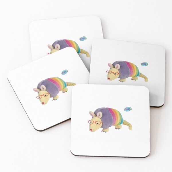 Item preview, Webkinz rainbow armadillo with heart glasses  designed and sold by Shopper Stop.
