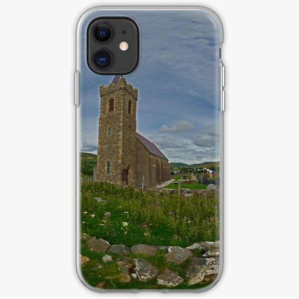 Glencolmcille Panorama with Church iPhone Soft Case