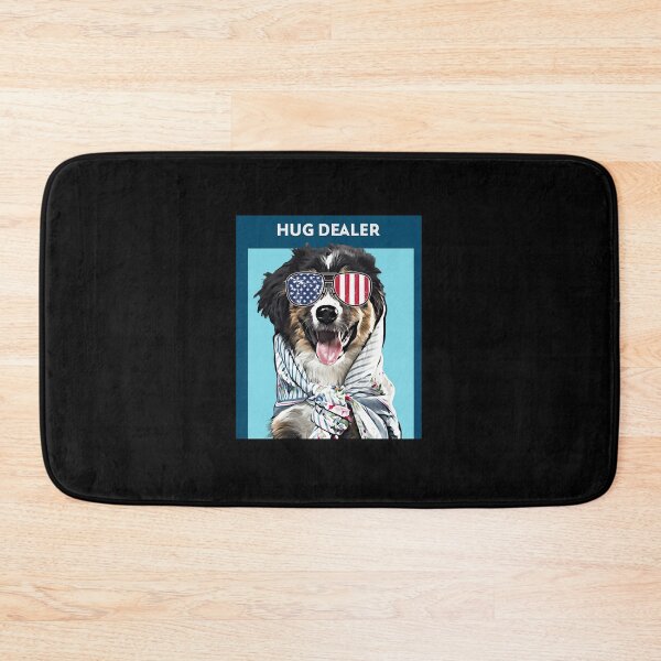 Item preview, Hug Dealer (dog with patriotic sunglasses)  designed and sold by Dekeyser36.