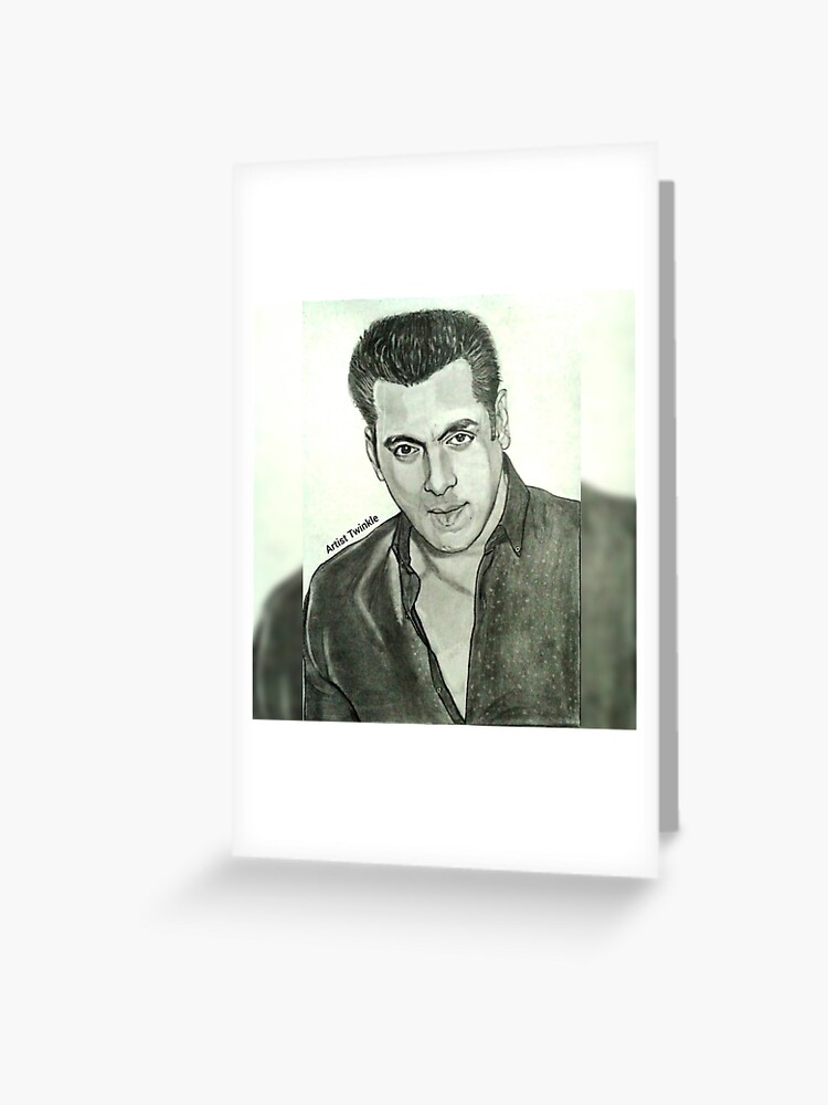 Salman Khan Pencil Art Original Drawing by Umar Farooq  Fine Art America
