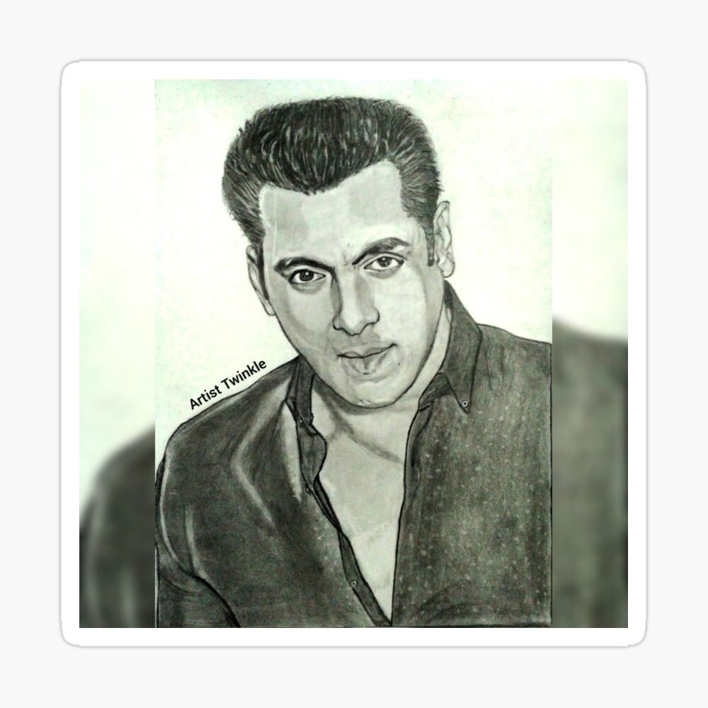 Salman Khan Pencil Sketch Drawing by Vinay Attri  Pixels
