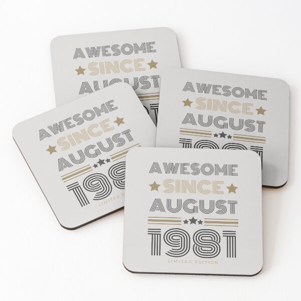 Item preview, Awesome Since August 1981 | Limited edition designed and sold by JooArtPrints  ★★★★★.