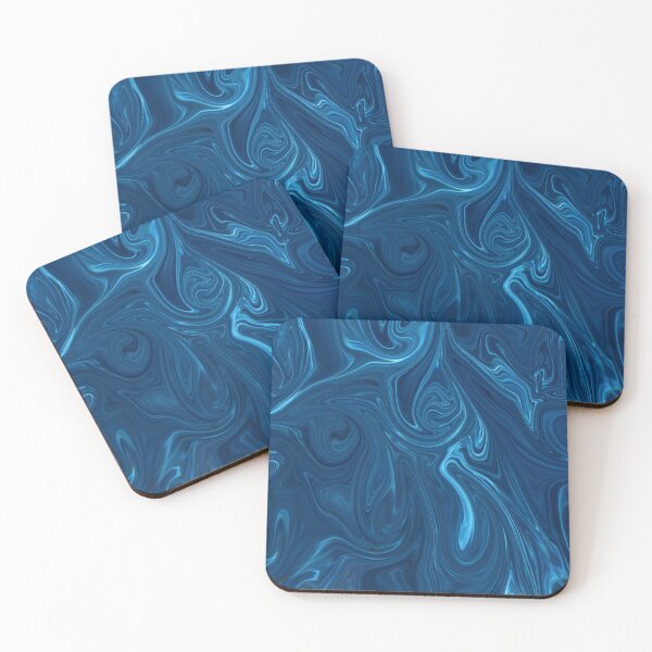 Item preview, Ocean Blue Original Liquid Art  designed and sold by ZekeArtPrints.