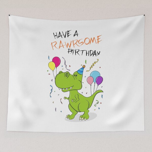 Item preview, Rawrsome Birthday T-Rex designed and sold by ShutterStudios.