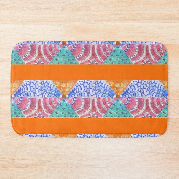 Item preview, Pattern on orange designed and sold by LATIGO BAYNE.
