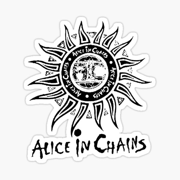 black sun bright aic Sticker