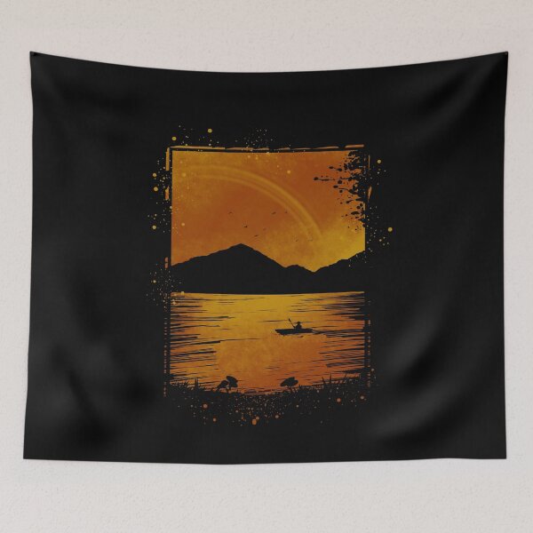 Item preview, Kayak Sunset Kayaking Gift designed and sold by linco11.