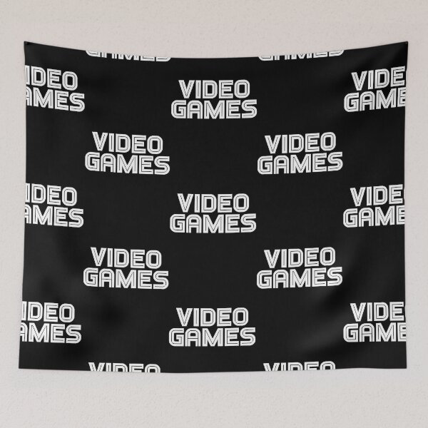 Item preview, VIDEO GAMES (white font) 1  designed and sold by SheikhMensim.