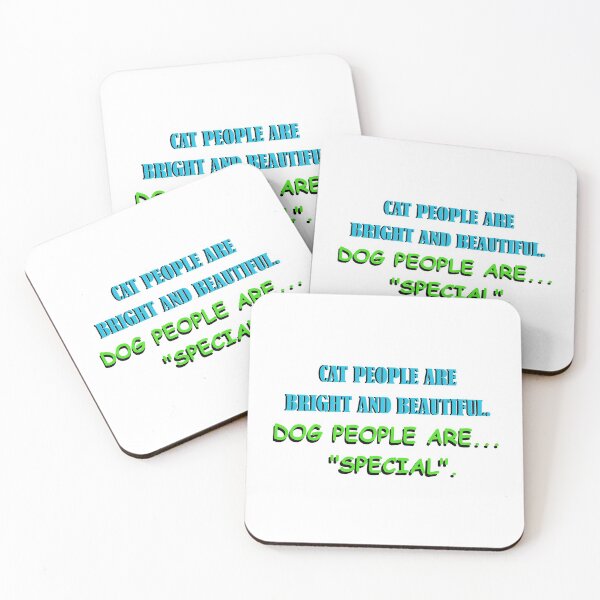 Item preview, Cat People Are Bright Dog People Are Special designed and sold by chriskatt.