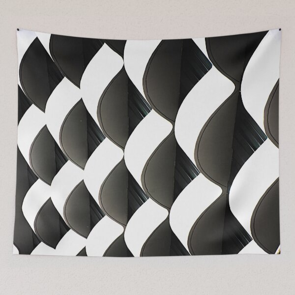 Aperçu de l'œuvre Carreaux noir et blanc créée et vendue par Berry Pink.