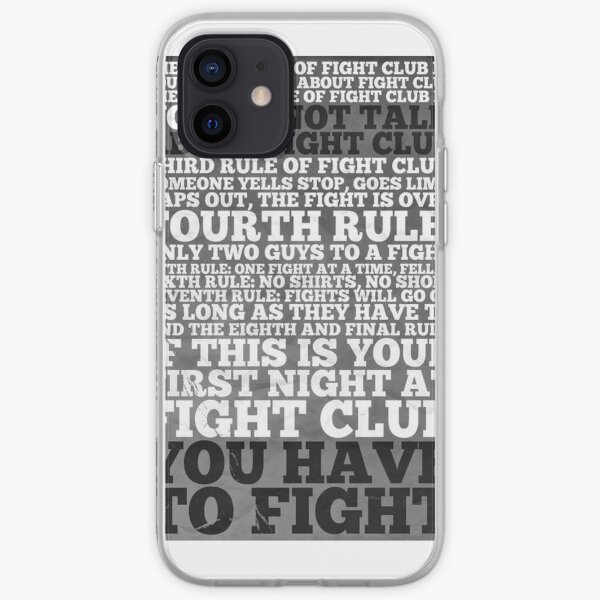 Fight Club Iphone Hullen Cover Redbubble