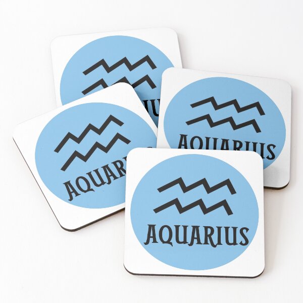 Item preview, Zodiac sign Aquarius and lettering. designed and sold by plastic2021.
