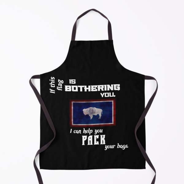 Item preview, Wyomingite flag - pack your bags designed and sold by 2Girls1Shirt.