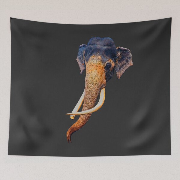 Item preview, Elephant Oil Painting designed and sold by Ukiyo Sumi.
