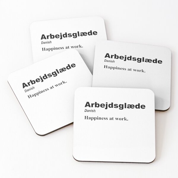 Item preview, Arbejdsglæde (Minimalist Definition) designed and sold by WayneBrant.