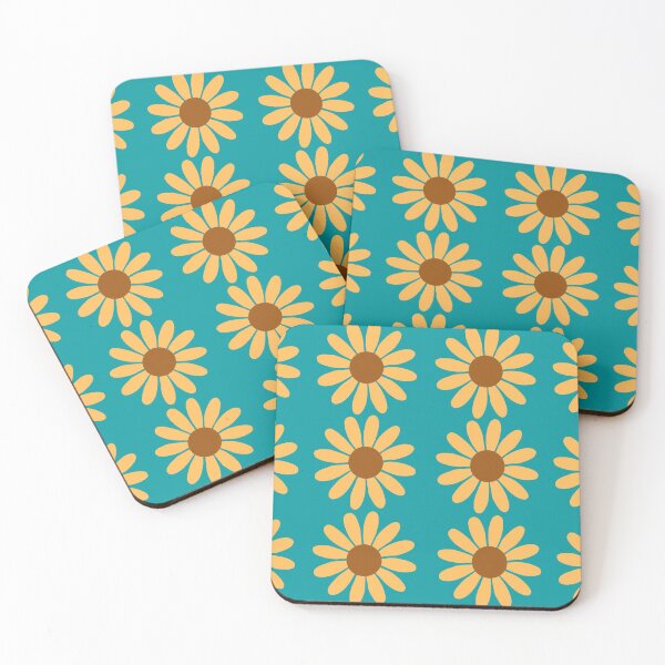 Item preview, Sunflowers on blue designed and sold by GasconyPassion.