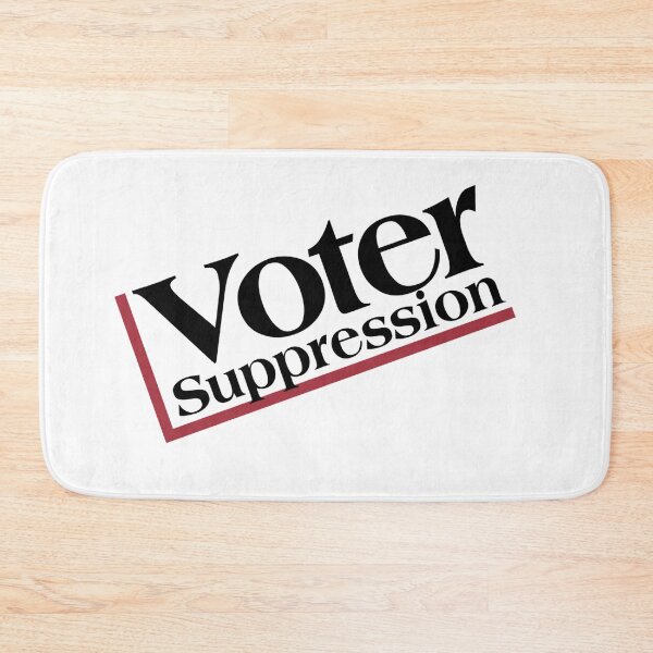 Item preview, voter suppression designed and sold by AhmedXhah.