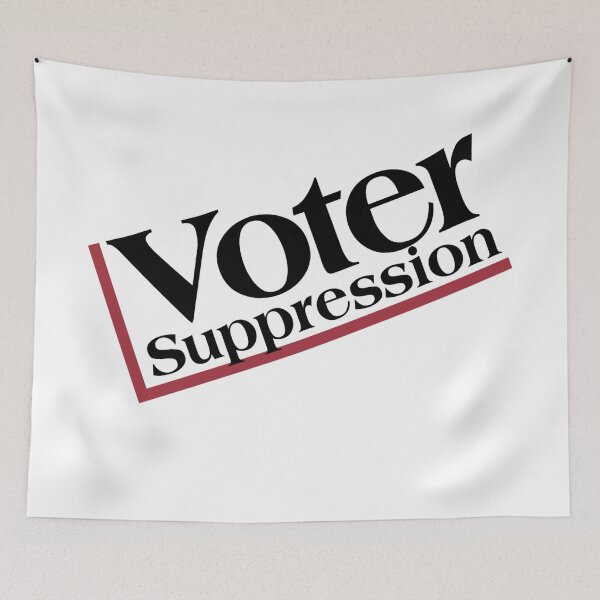 Item preview, voter suppression designed and sold by AhmedXhah.