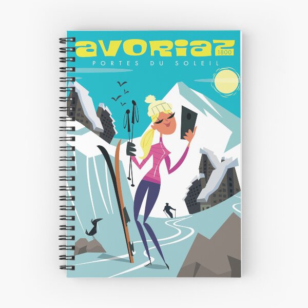 Item preview, Avoriaz poster designed and sold by GAGodel.